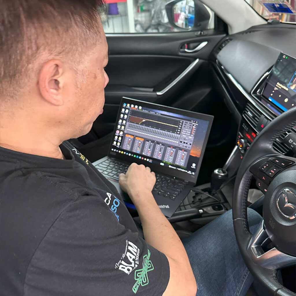 Car audio tuning for upgraded car audio system in Malaysia