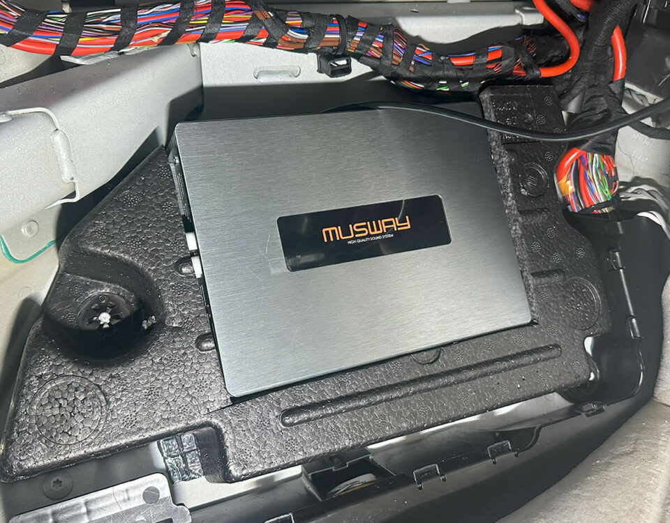 Upgrade to Musway DSP and car speakers on Porsche in Malaysia for crystal-clear sound