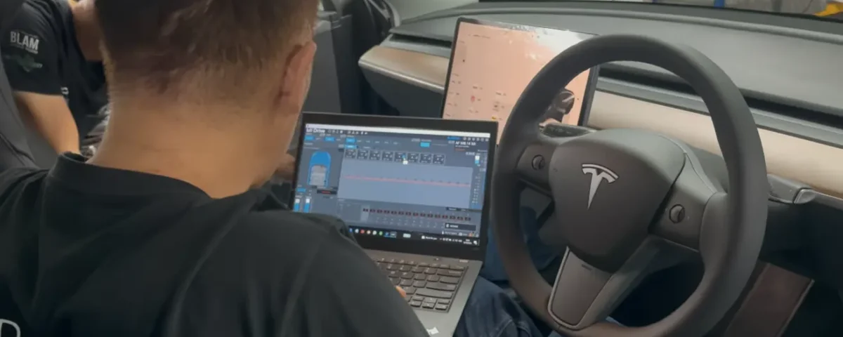 Tesla audio calibration and speaker upgrade tuning